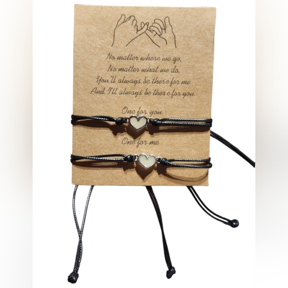 🎅 3/$10 Friendship Bracelets Set with Card Adjustable One Size Fits All NEW - Picture 1 of 2